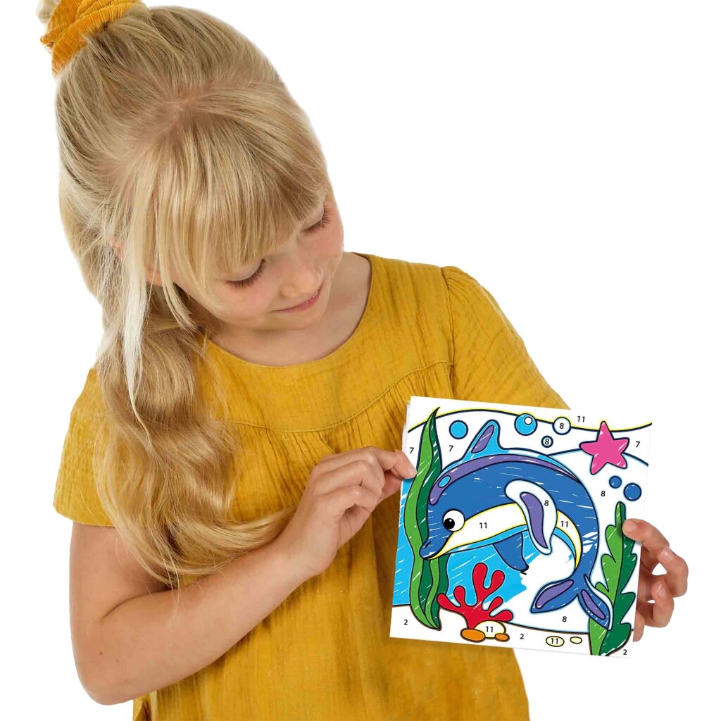 SES Creative Kleuren op Nummer Driehoek Grip Stiften - Image 4