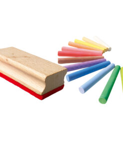 SES Creative Kleurkrijtjes met Wisser 12 Stuks