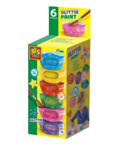 SES Creative Plakkaatverf Glitter 6x45 ml