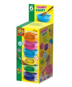 SES Creative Plakkaatverf Trendy 6x45 ml