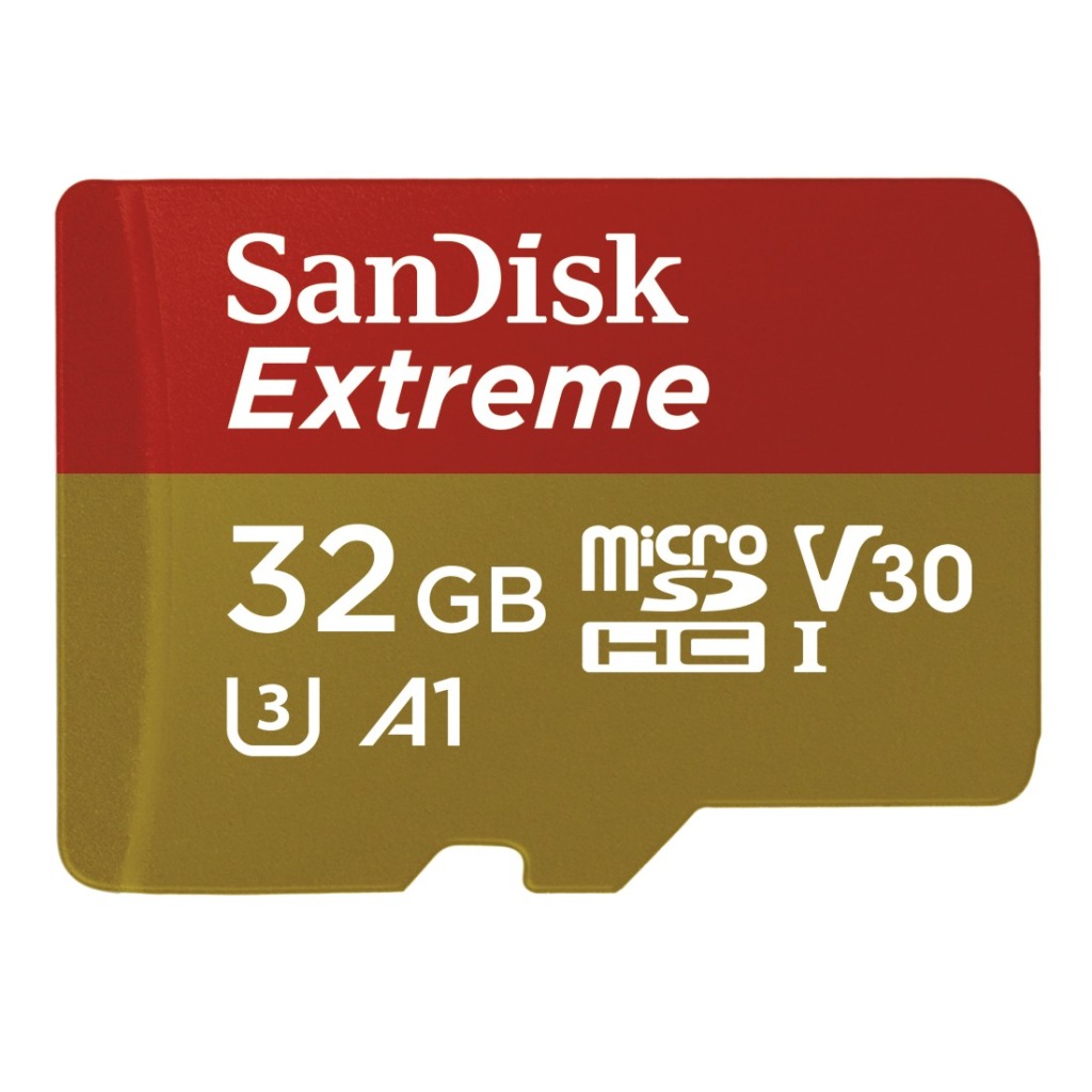 Sandisk MicroSDXC Extreme 32GB (A1/ V30/ U3/ UHS-I/ Cl.10/ R100/ W60)+Ad.Act.Cam - Image 3