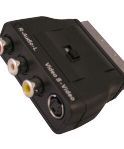 Scanpart Adapter 3xtulp En Svhs En Schakelaar