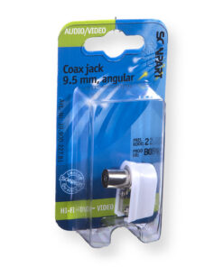 Scanpart Antenne Koppeling 9.5 mm Haaks Wit