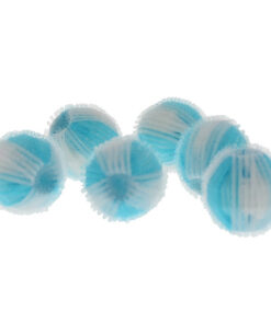 Scanpart Anti-Pluis Wasmachine Ballen 4 cm 6 Stuks Blauw/Wit