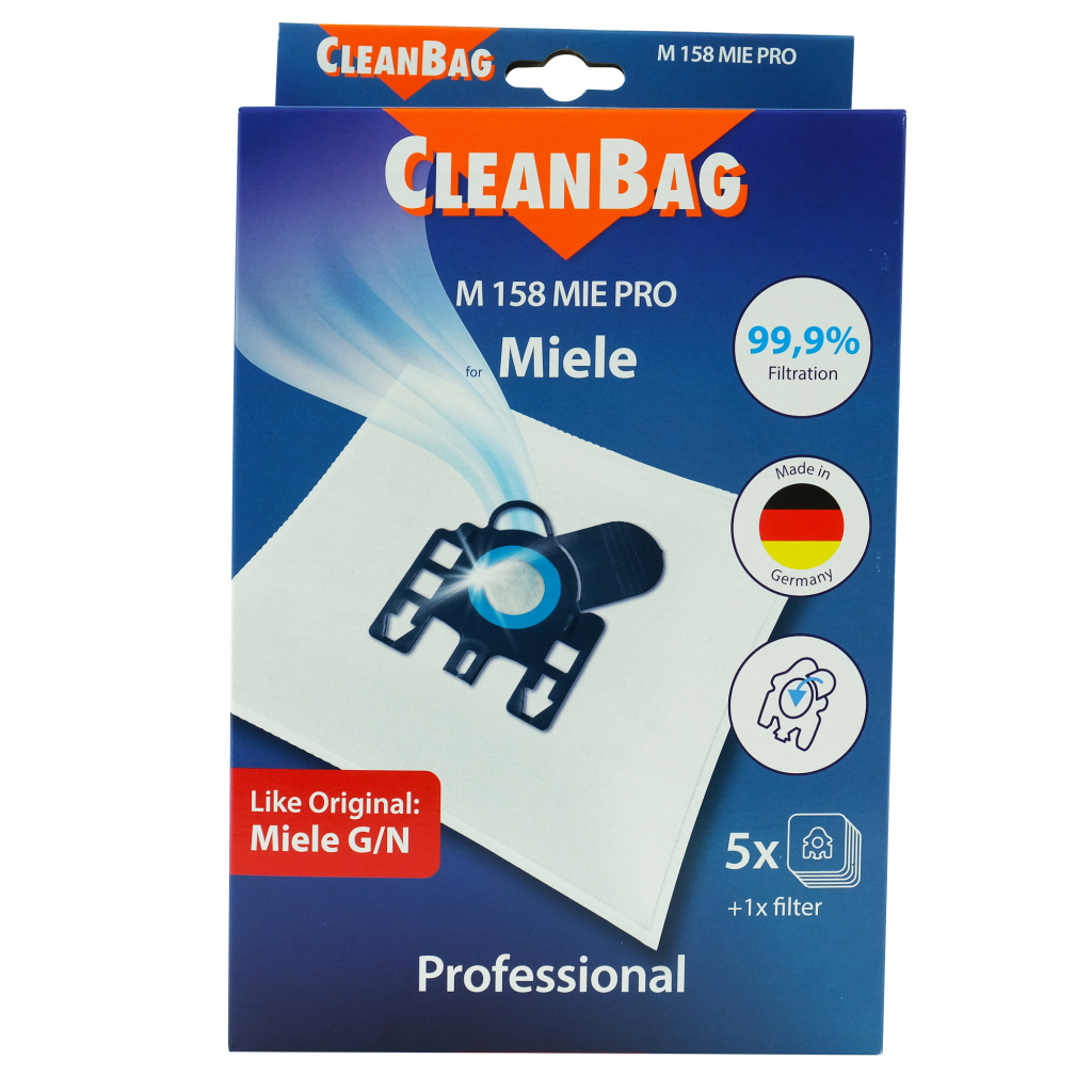 Scanpart CleanBag Stofzak M 158 MIE PRO Miele 5 Stuks - Image 2