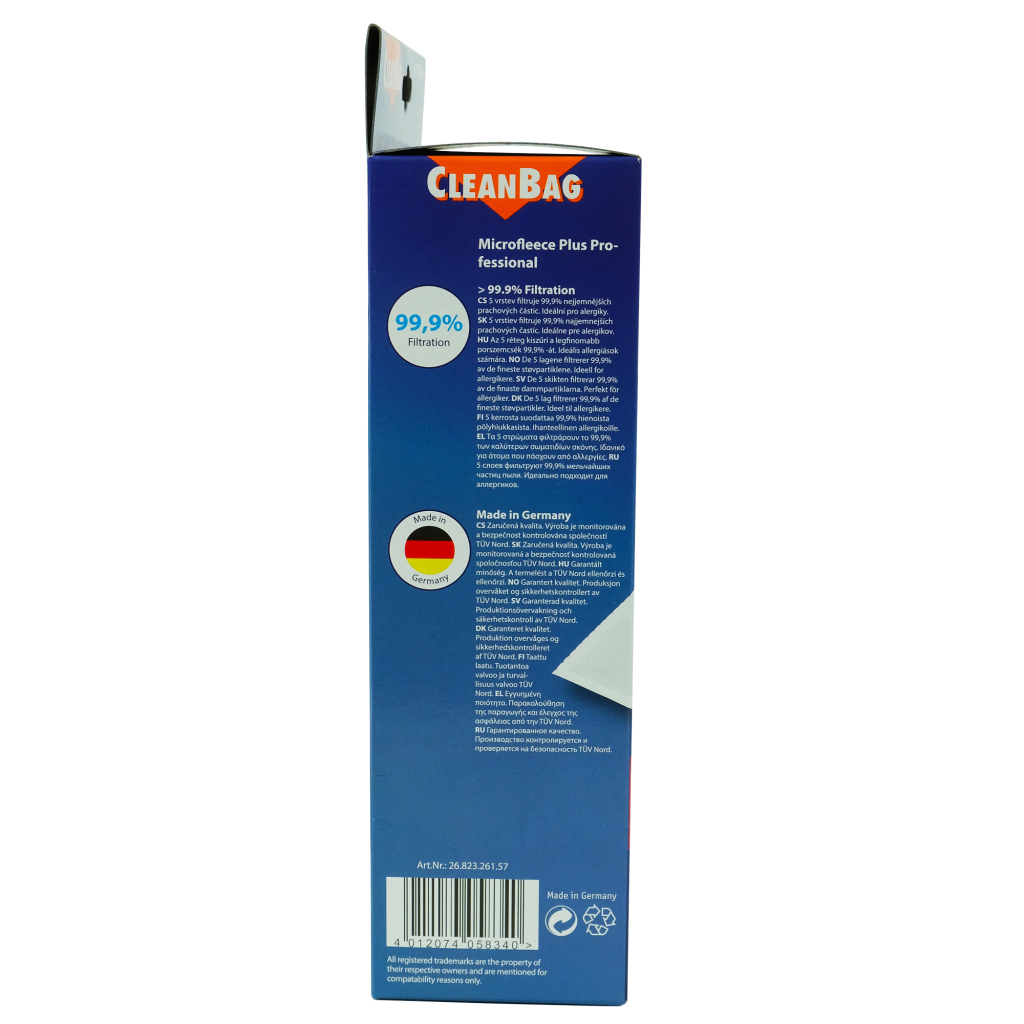 Scanpart CleanBag Stofzak M 158 MIE PRO Miele 5 Stuks - Image 3