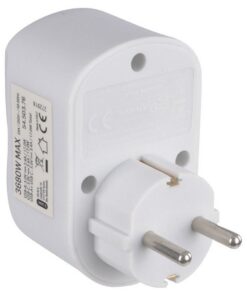 Alternative view of Scanpart Doorvoerstekker met RA en 1x USB-A + 1x USB-C Wit