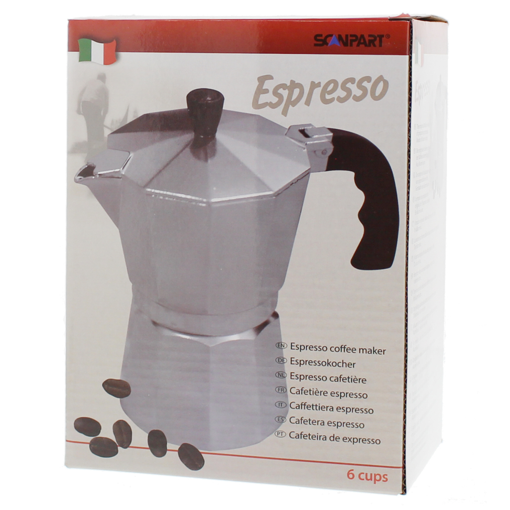 Scanpart Espressokan 6 Kops Aluminium - Image 2