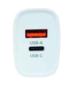 Alternative view of Scanpart GSM Lader USB-A en USB-C 25W Wit