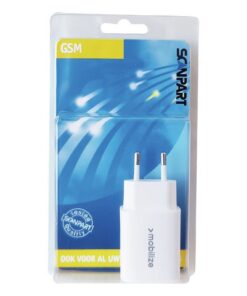 Scanpart GSM Lader USB-A en USB-C 25W Wit