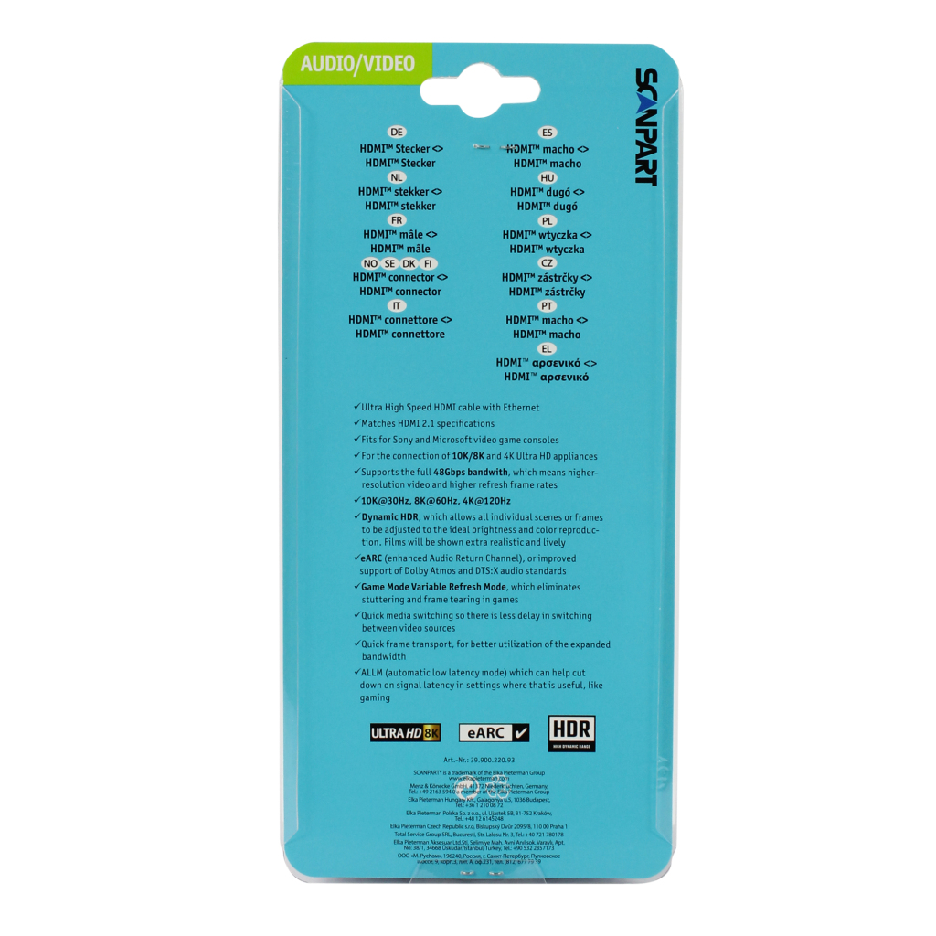 Scanpart Hdmi Kabel U.h. Speed 2.1 3,0m - Image 3