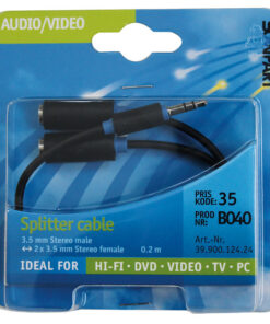 Scanpart Splitterkabel 3.5s(m)-2x3.5s(f) 0.2m