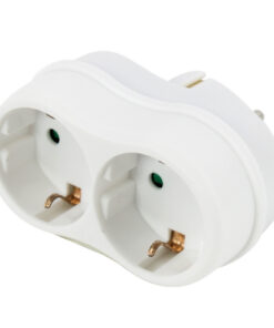 Alternative view of Scanpart Tweewegstekker met Randaarde Wit