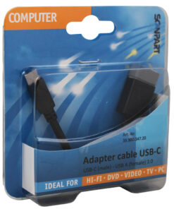 Scanpart Usb Kabel C(m) - Usb A (f) 0.15m