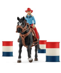 Alternative view of Schleich Farm World Barrel Racing met Cowgirl