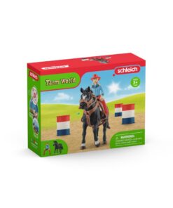 Schleich Farm World Barrel Racing met Cowgirl