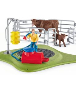 Schleich Happy Cow Wash Speelset