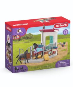 Alternative view of Schleich Horse Club Paardenbox + Merrie en Veulen