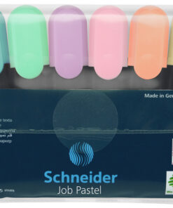 Schneider S-115097 Highlighter Job Pastel Kleur Ass. Etui A 6st.