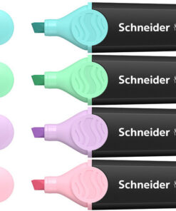 Alternative view of Schneider S-115098 Highlighter Job Pastel Kleur Ass. Etui A 4st.