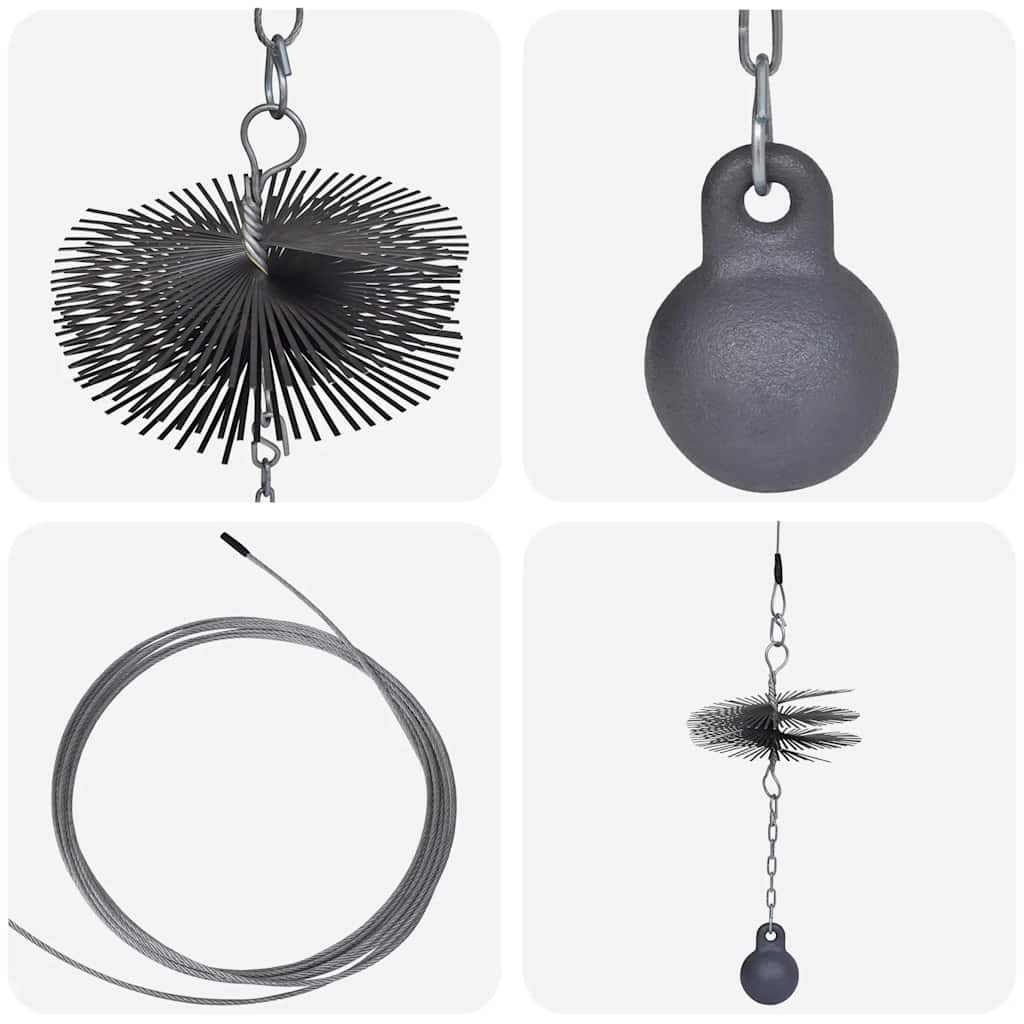 Schoorsteenveegborstel rond Ø 20 cm - Image 7