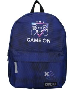 Scooter Rugzak Never Underestimate Gamers 39x29x12 cm Donkerblauw/Zwart