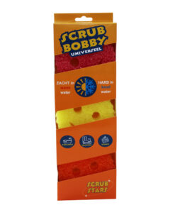 Scrub Bobby Spons Universeel 3 Stuks