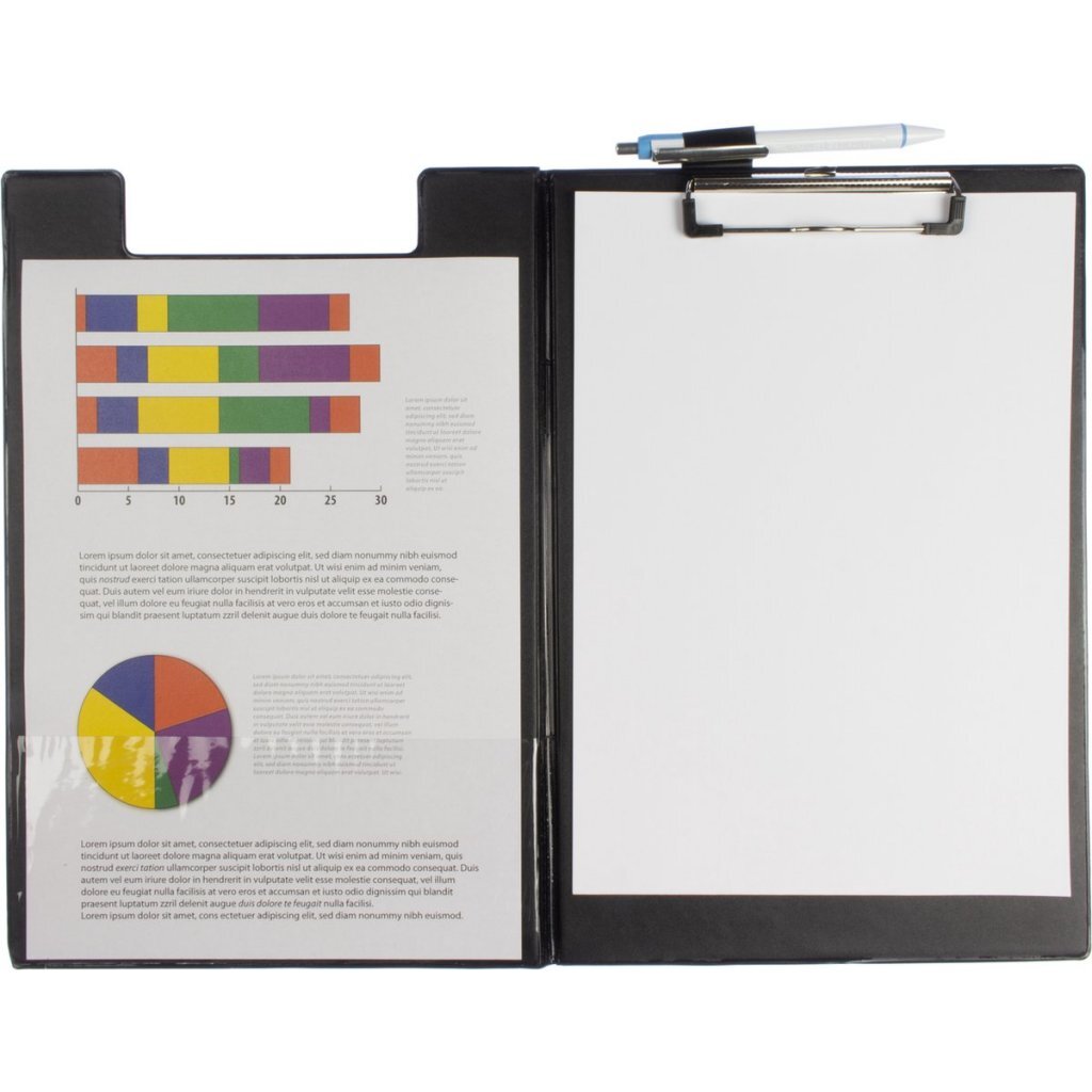 Seco SE-570-PVC-BK Klembord met Klep A4+ Zwart - Image 2