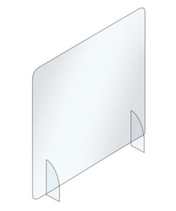 Seco SE-ASCREEN600 Scheidingswand 60x60cm Zonder Opening. Acryl