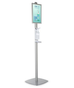 Seco SE-HANDS1 Standaard Handontsmetting 1.5M Hoog met A3 Lijst