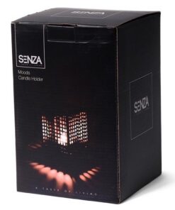 Alternative view of Senza Moods Kandelaar 15x22.5 cm Zwart/Hout