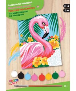 Sequin Art Schilderen op Nummer Flamingo