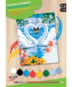 Sequin Art Schilderen op Nummer Zwanen