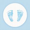 Servetten Baby Voetjes Jongen 25 cm 20 Stuks