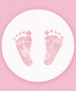 Servetten Baby Voetjes Meisje 25 cm 20 Stuks