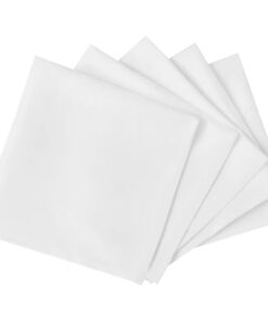 Servetten wit 25 stuks 50 x 50 cm