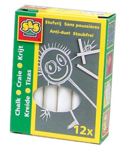 Ses Krijtjes Wit 12 stuks