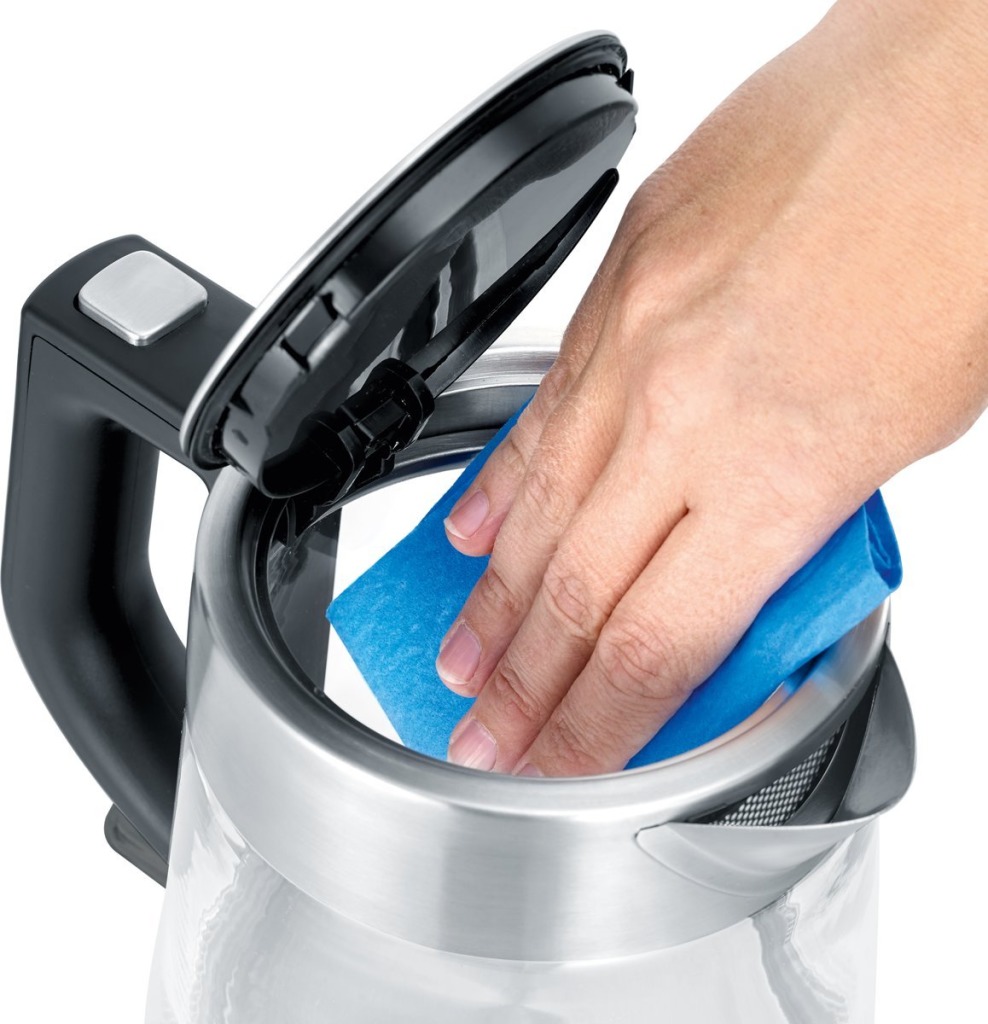 Severin WK3468 Waterkoker RVS/Glas 1L 2200W - Image 5