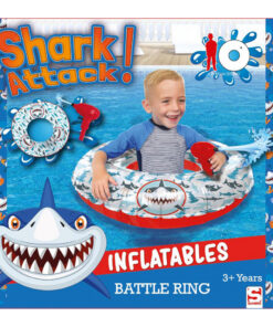 Shark Attack Battle Ring Zwemband met Waterpistool 85 cm
