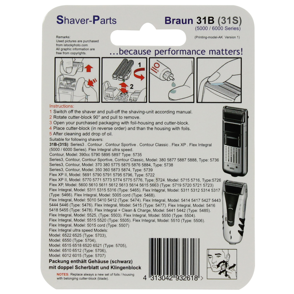 Shaver-Parts Braun Combipack Alt 31b - Image 4