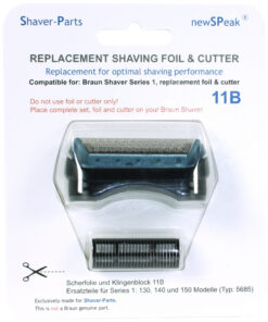 Shaver-Parts Braun Shaver Series 1 Combipack 11B Zwart/Blauw