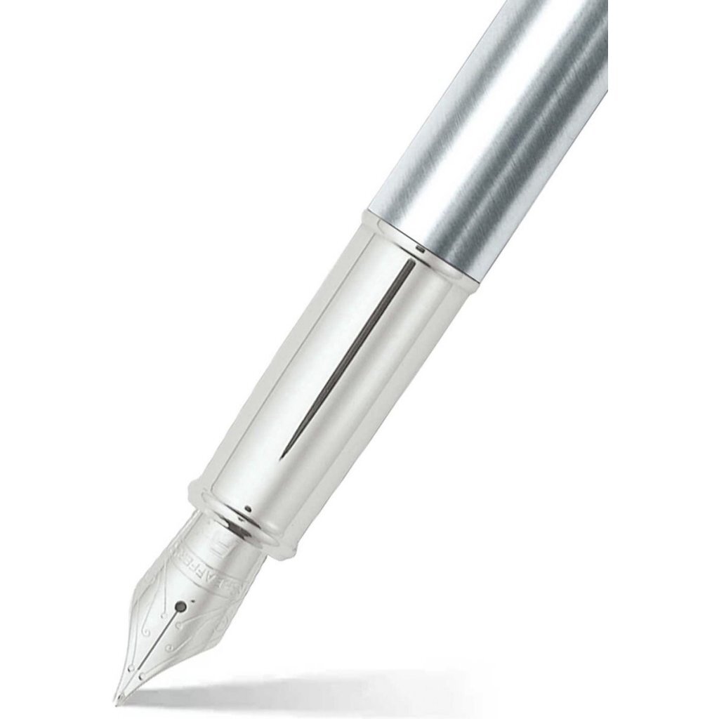 Sheaffer SF-E0930643 Vulpen 100 F Brushed Chrome Nickel Plated - Image 2