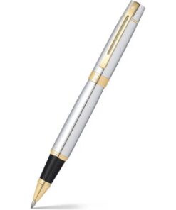 Sheaffer SF-E1934251 Rollerball 300 M Bright Chrome Gold Tone