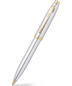 Sheaffer SF-E2934051 Balpen 100 Bright Chrome Gold Tone