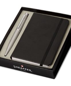 Sheaffer SF-G2940051-4 Balpen VFM Giftset Silver Nickel Plated + A6 Notebook