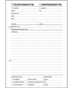 Alternative view of Sigel Expres Telefoongespreksnotitieblok A5 5 Stuks