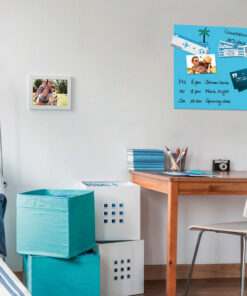 Alternative view of Sigel SI-B1103 Glasmagneetbord Be!Board 450x450mm Blauw