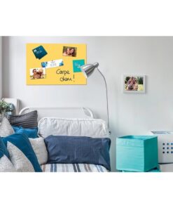 Alternative view of Sigel SI-B1208 Glasmagneetbord Be!Board 60x40 cm + 2 Magneten en Bevestigingsmateriaal Geel