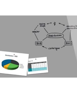 Sigel SI-B1306 Be!Board Glasmagneetbord 90x60 cm Composiet Grijs