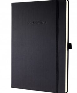 Sigel SI-CO112 Notitieboek Conceptum Pure Hardcover A4 Zwart Gelinieerd